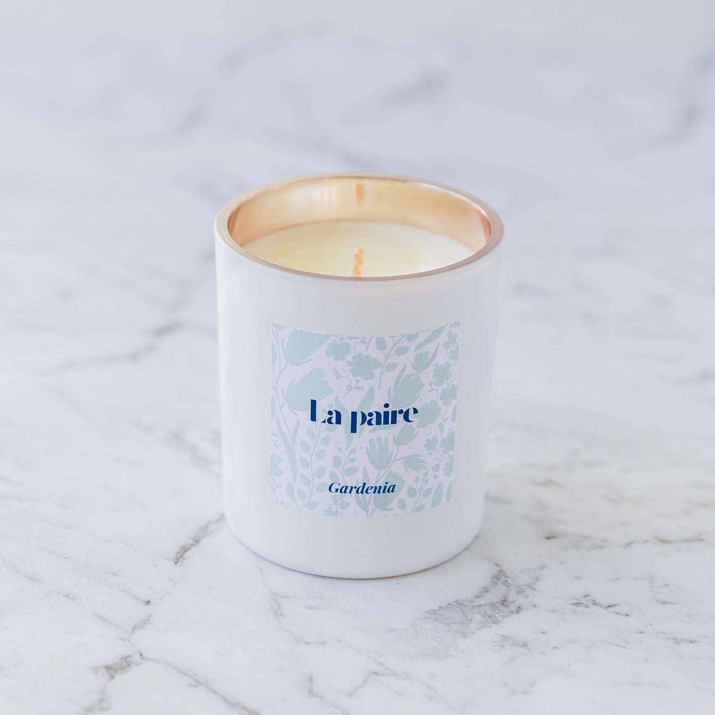 Gardenia scented candle