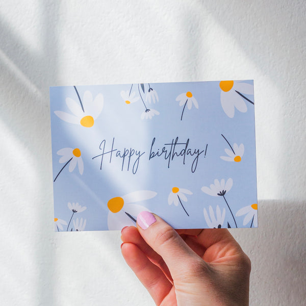 Daisy Happy Birthday Card